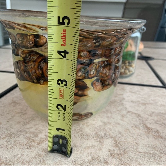 Beautiful piece of Hand blown glass bowl / vase - Picture 7 of 8